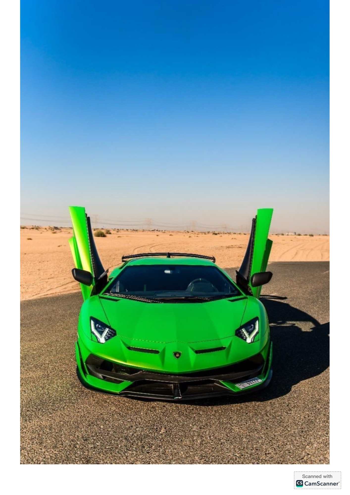 Lamborghini Aventador SVJ for Rent in Dubai