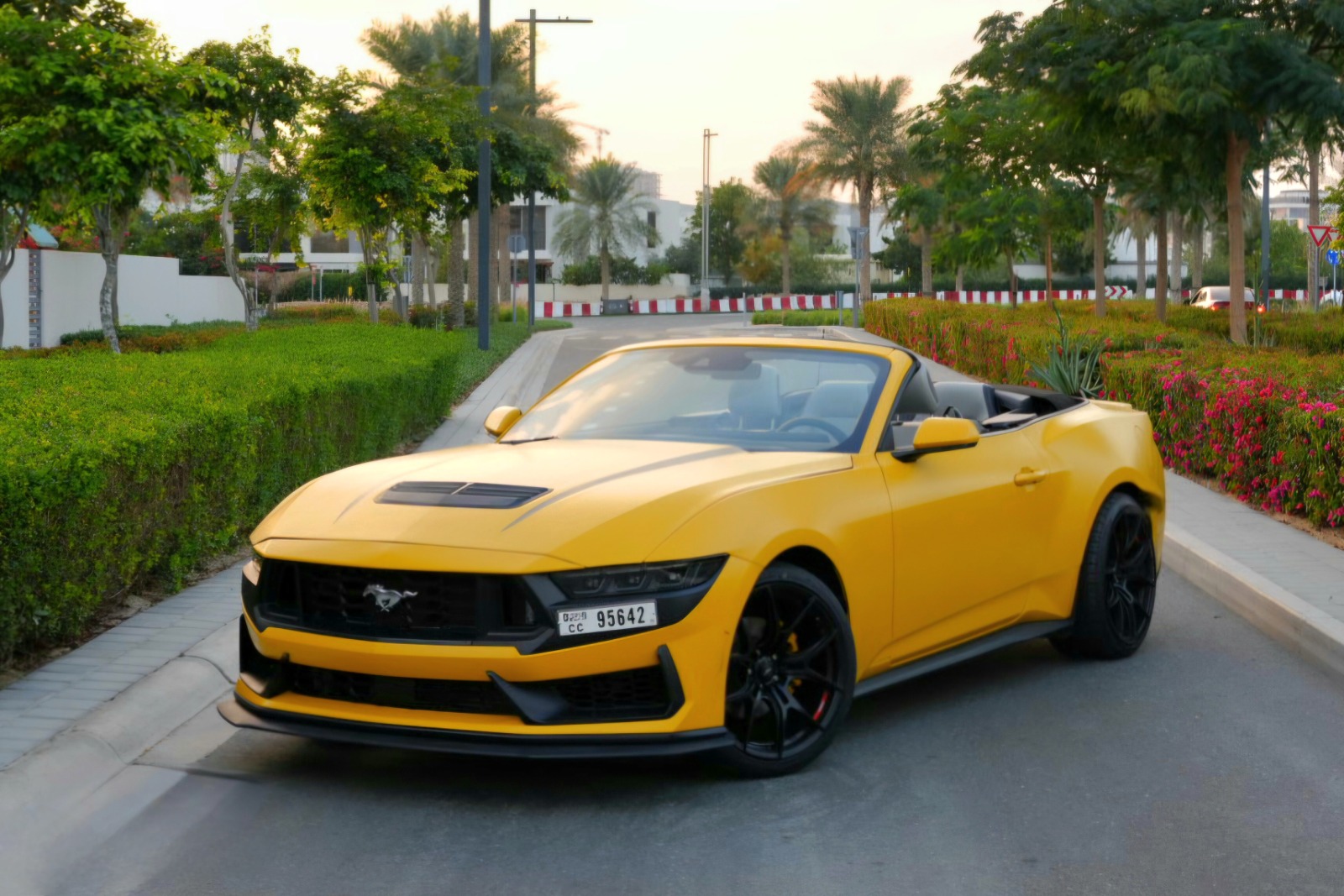 Mustang Convertible for Rent in Dubai